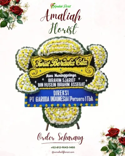 Papan Bunga Duka di Semugih